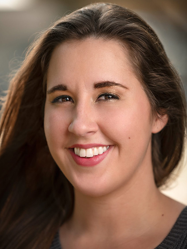Head shot of female MaaPaa board member. Her name is Samantha Paige Wierick who is owner of 1013 Media.